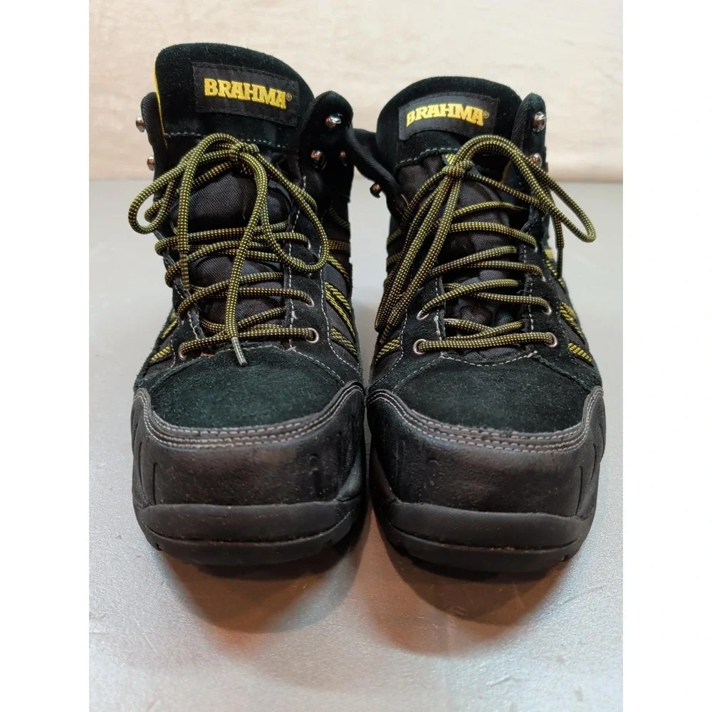 Brahma Mens Waterproof Safety Toe Work Boots Black MNBR28ES002 Size 11